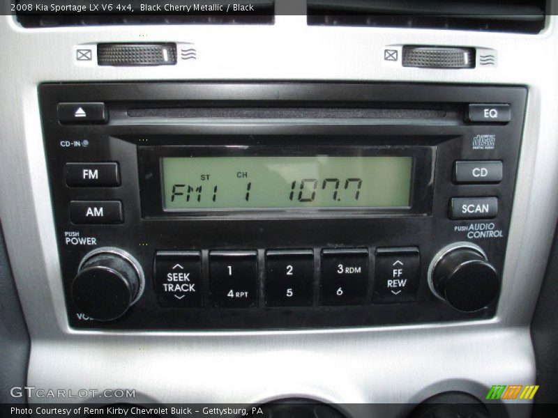 Black Cherry Metallic / Black 2008 Kia Sportage LX V6 4x4