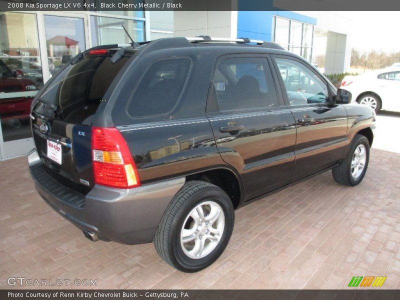 Black Cherry Metallic / Black 2008 Kia Sportage LX V6 4x4