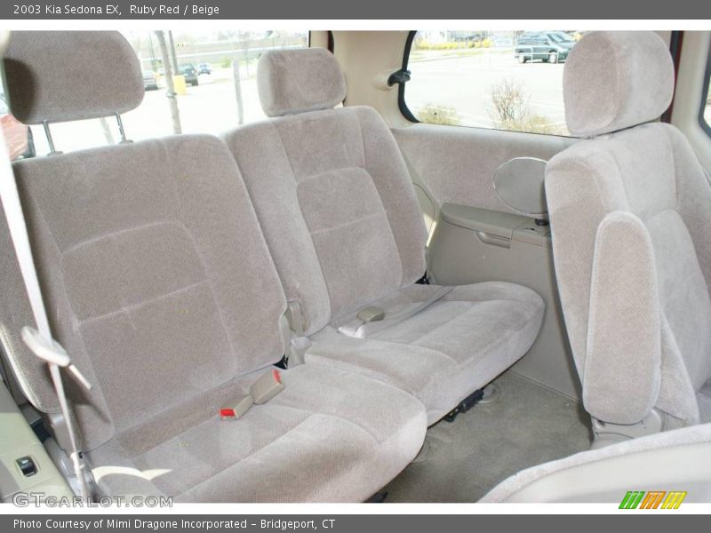 Ruby Red / Beige 2003 Kia Sedona EX