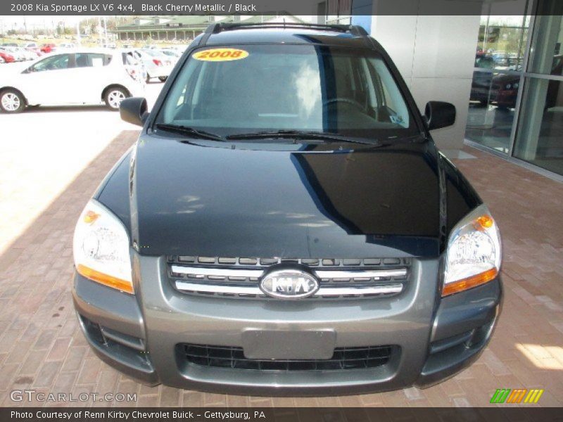 Black Cherry Metallic / Black 2008 Kia Sportage LX V6 4x4