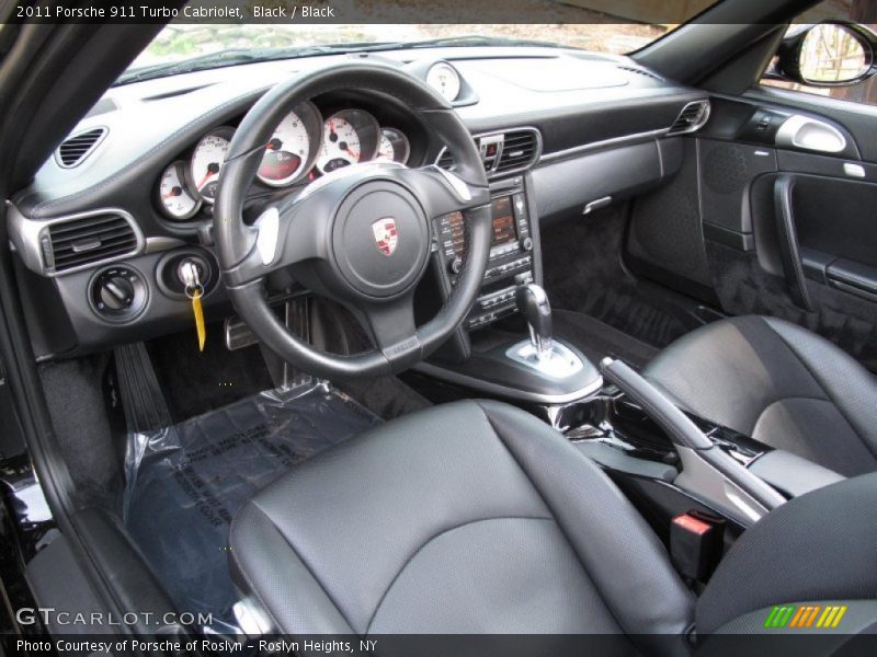  2011 911 Turbo Cabriolet Black Interior
