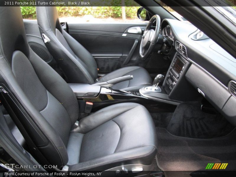 Front Seat of 2011 911 Turbo Cabriolet