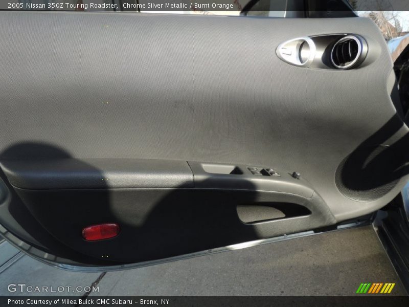 Chrome Silver Metallic / Burnt Orange 2005 Nissan 350Z Touring Roadster