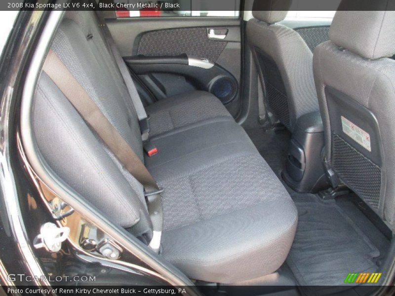 Black Cherry Metallic / Black 2008 Kia Sportage LX V6 4x4