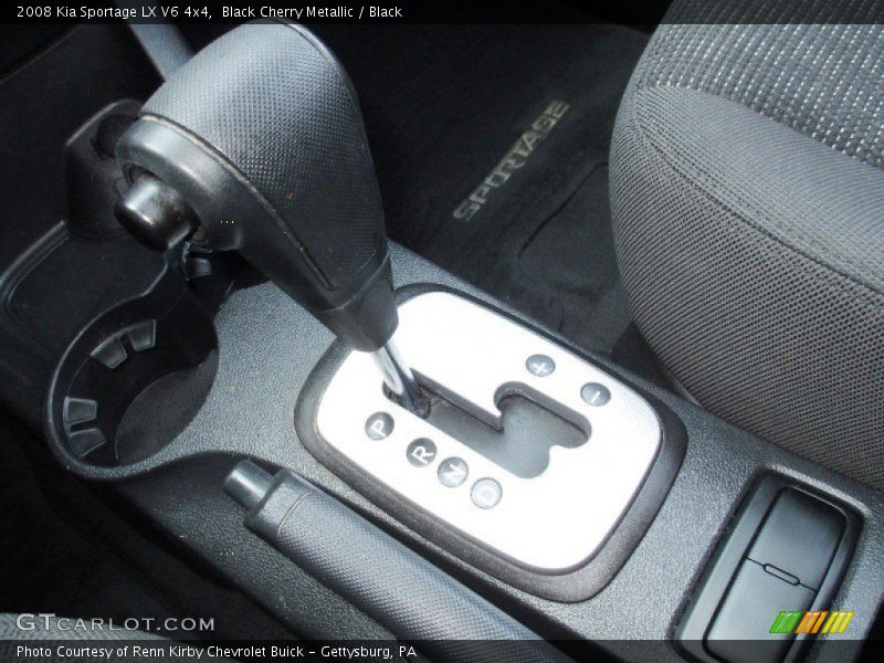 Black Cherry Metallic / Black 2008 Kia Sportage LX V6 4x4