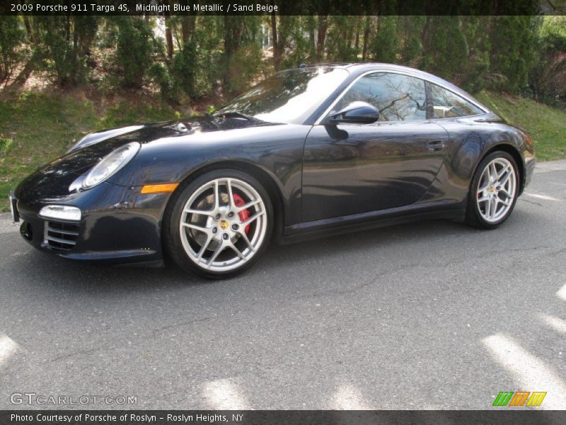 Front 3/4 View of 2009 911 Targa 4S
