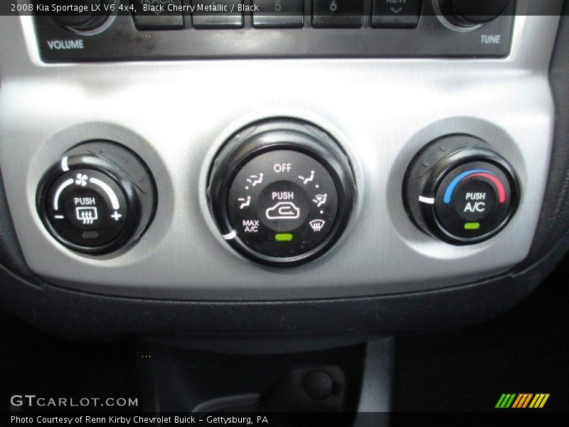 Black Cherry Metallic / Black 2008 Kia Sportage LX V6 4x4