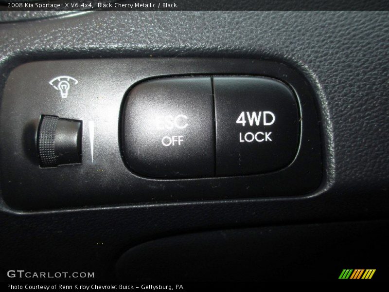 Black Cherry Metallic / Black 2008 Kia Sportage LX V6 4x4