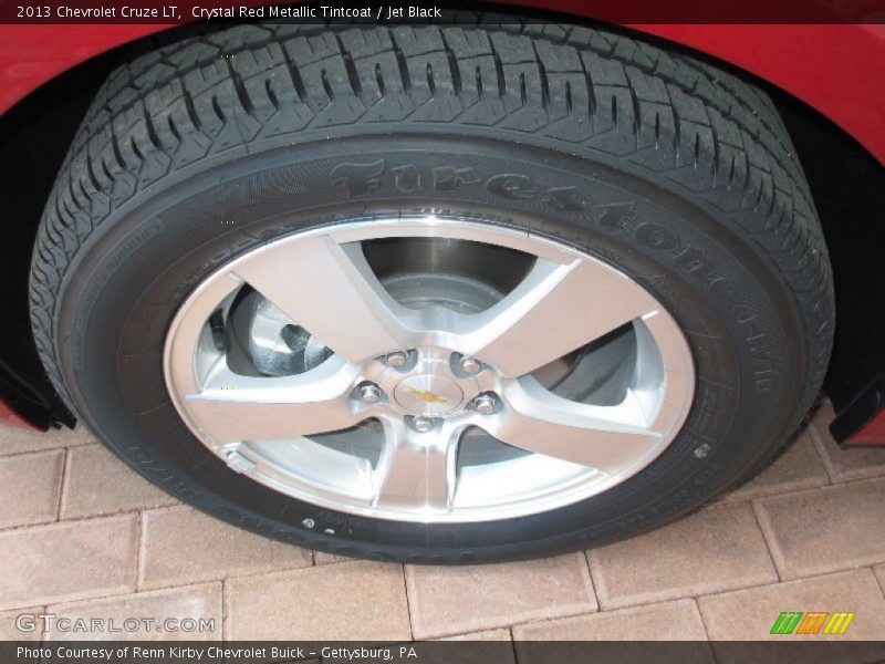 Crystal Red Metallic Tintcoat / Jet Black 2013 Chevrolet Cruze LT