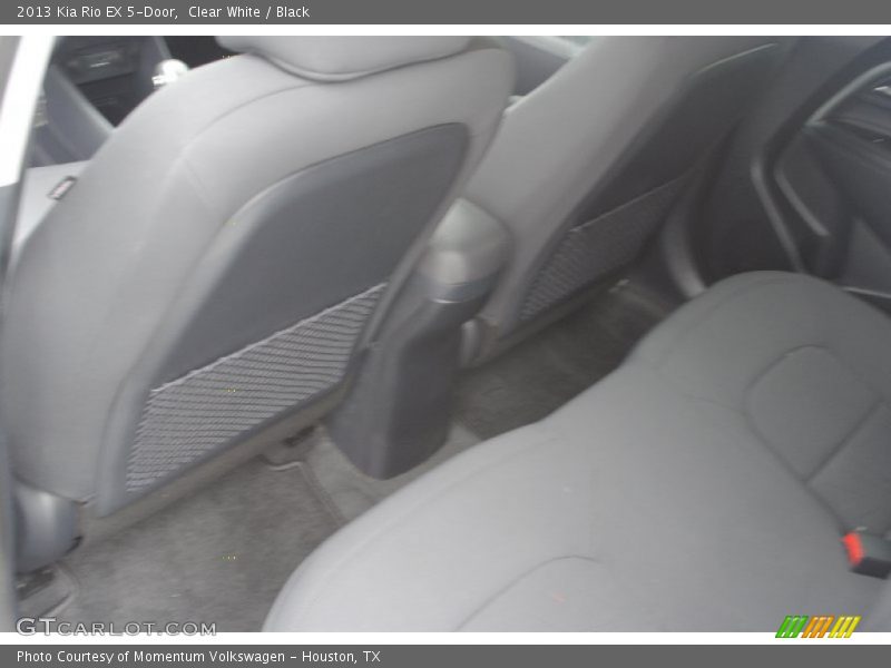 Clear White / Black 2013 Kia Rio EX 5-Door
