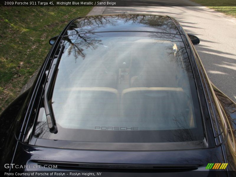 Midnight Blue Metallic / Sand Beige 2009 Porsche 911 Targa 4S