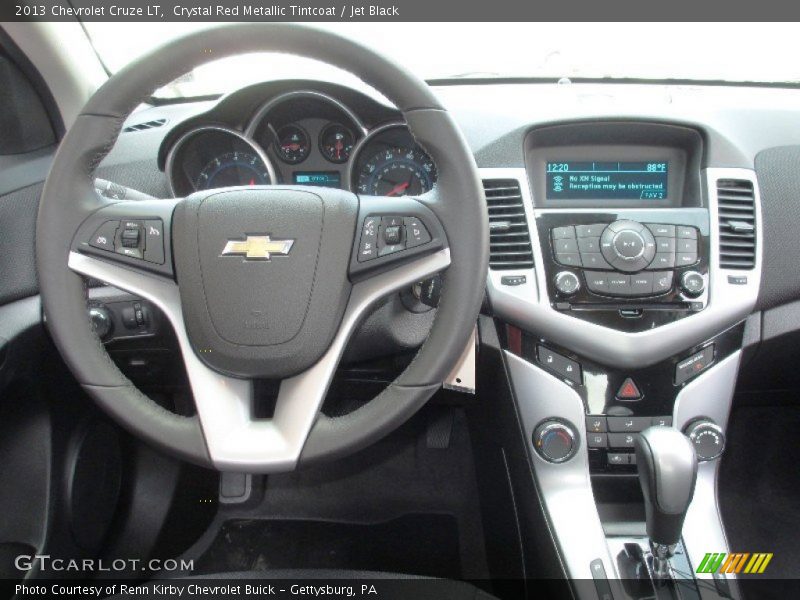 Crystal Red Metallic Tintcoat / Jet Black 2013 Chevrolet Cruze LT