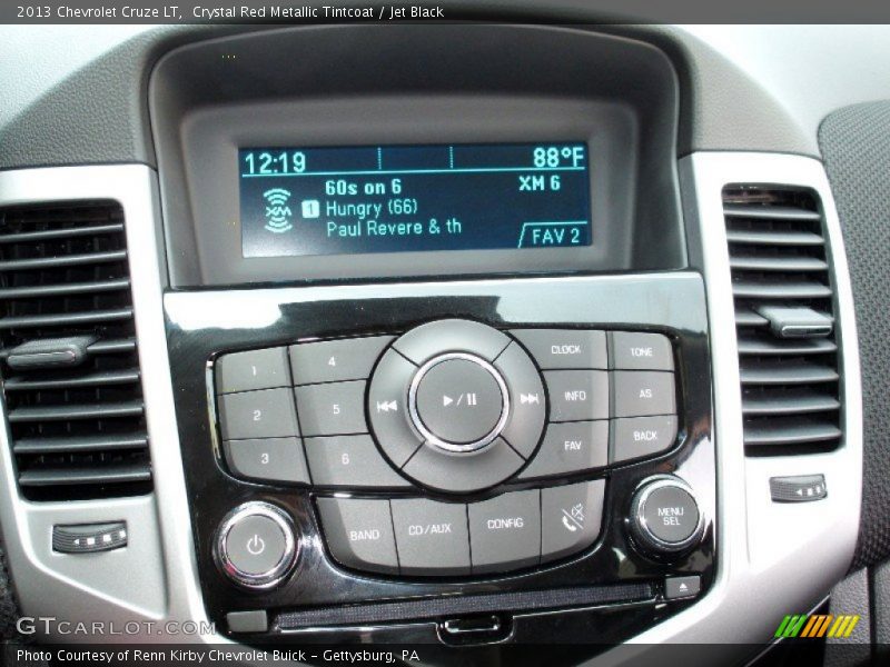 Crystal Red Metallic Tintcoat / Jet Black 2013 Chevrolet Cruze LT