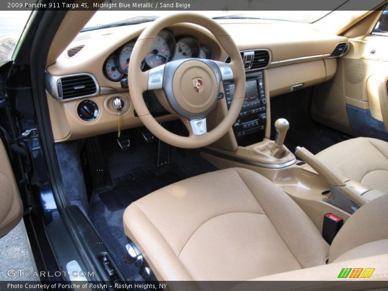 Sand Beige Interior - 2009 911 Targa 4S 