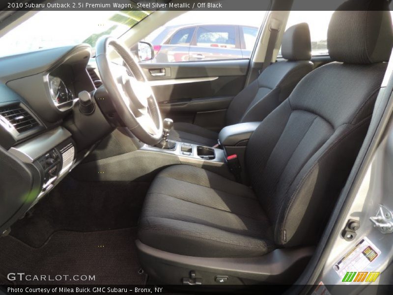  2010 Outback 2.5i Premium Wagon Off Black Interior