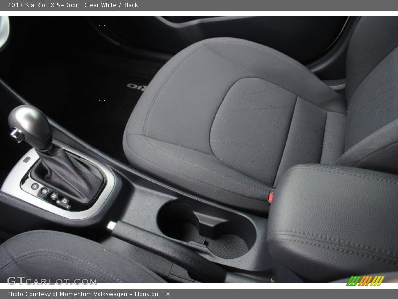 Clear White / Black 2013 Kia Rio EX 5-Door