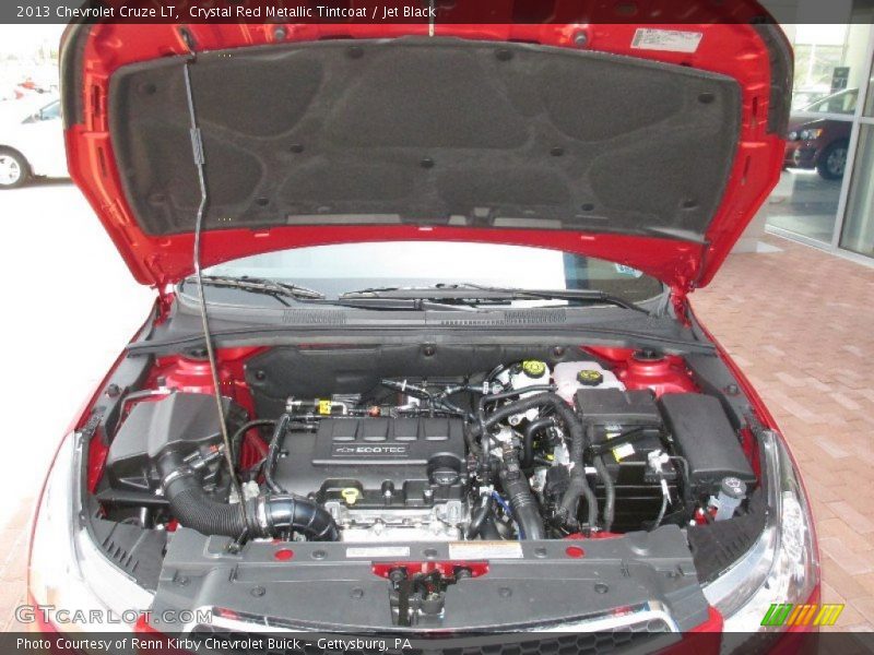 Crystal Red Metallic Tintcoat / Jet Black 2013 Chevrolet Cruze LT