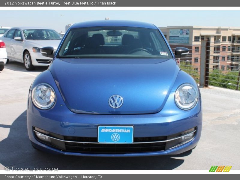 Reef Blue Metallic / Titan Black 2012 Volkswagen Beetle Turbo