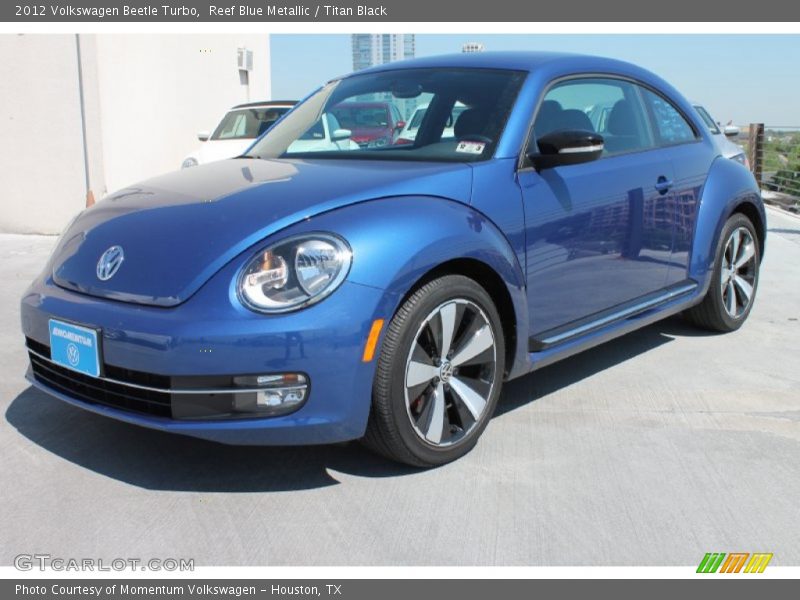 Reef Blue Metallic / Titan Black 2012 Volkswagen Beetle Turbo