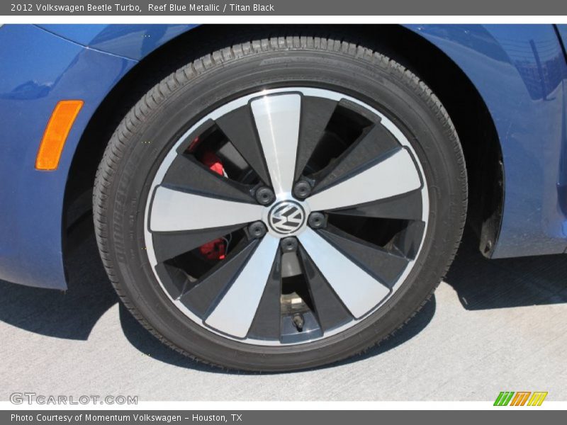 Reef Blue Metallic / Titan Black 2012 Volkswagen Beetle Turbo