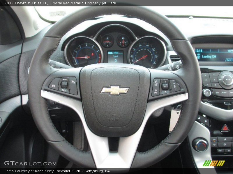 Crystal Red Metallic Tintcoat / Jet Black 2013 Chevrolet Cruze LT
