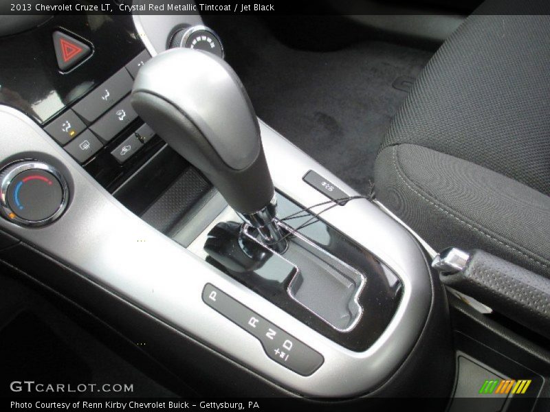 Crystal Red Metallic Tintcoat / Jet Black 2013 Chevrolet Cruze LT