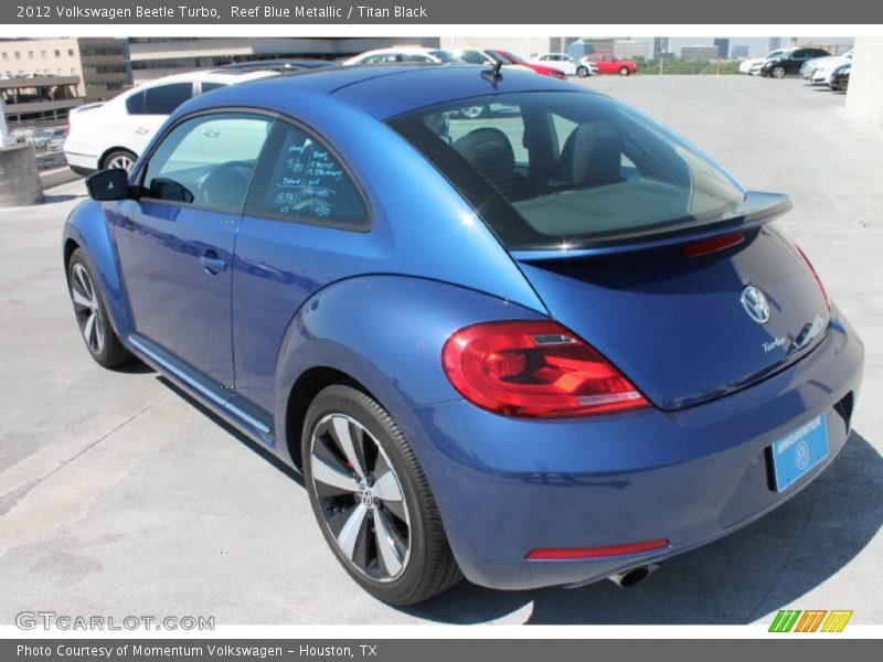 Reef Blue Metallic / Titan Black 2012 Volkswagen Beetle Turbo