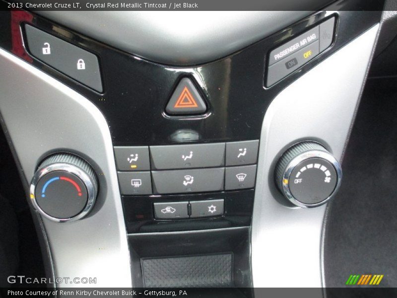 Crystal Red Metallic Tintcoat / Jet Black 2013 Chevrolet Cruze LT