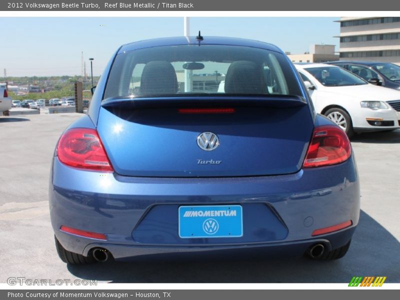 Reef Blue Metallic / Titan Black 2012 Volkswagen Beetle Turbo