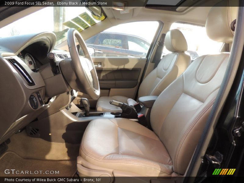  2009 Focus SEL Sedan Medium Stone Interior