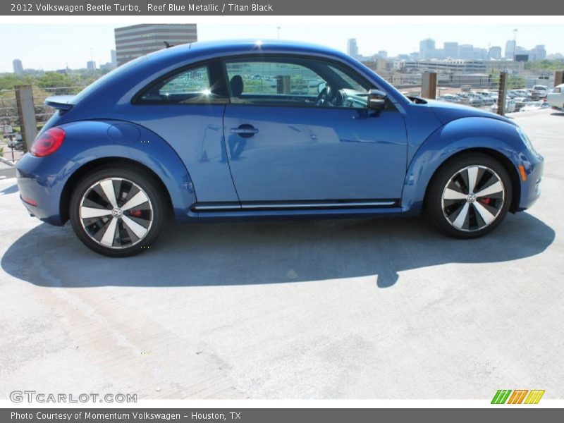 Reef Blue Metallic / Titan Black 2012 Volkswagen Beetle Turbo