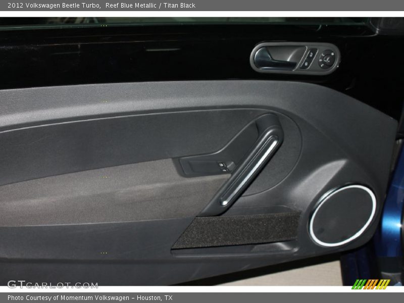 Reef Blue Metallic / Titan Black 2012 Volkswagen Beetle Turbo