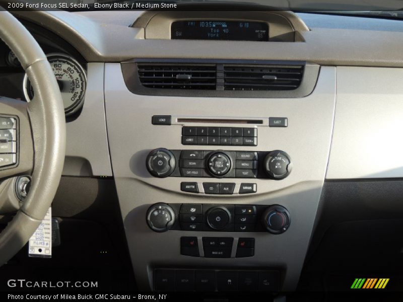 Ebony Black / Medium Stone 2009 Ford Focus SEL Sedan