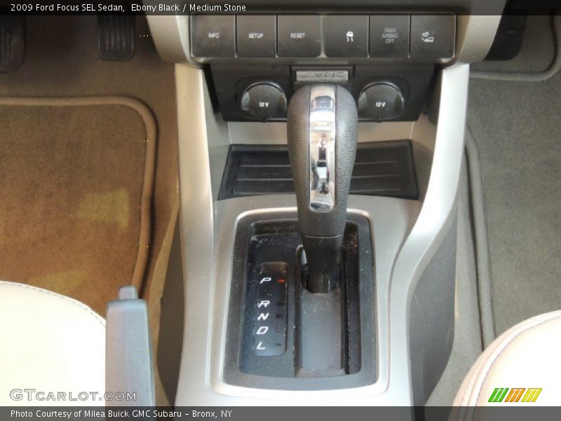 Ebony Black / Medium Stone 2009 Ford Focus SEL Sedan
