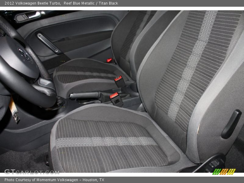 Reef Blue Metallic / Titan Black 2012 Volkswagen Beetle Turbo
