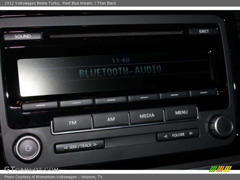 Reef Blue Metallic / Titan Black 2012 Volkswagen Beetle Turbo