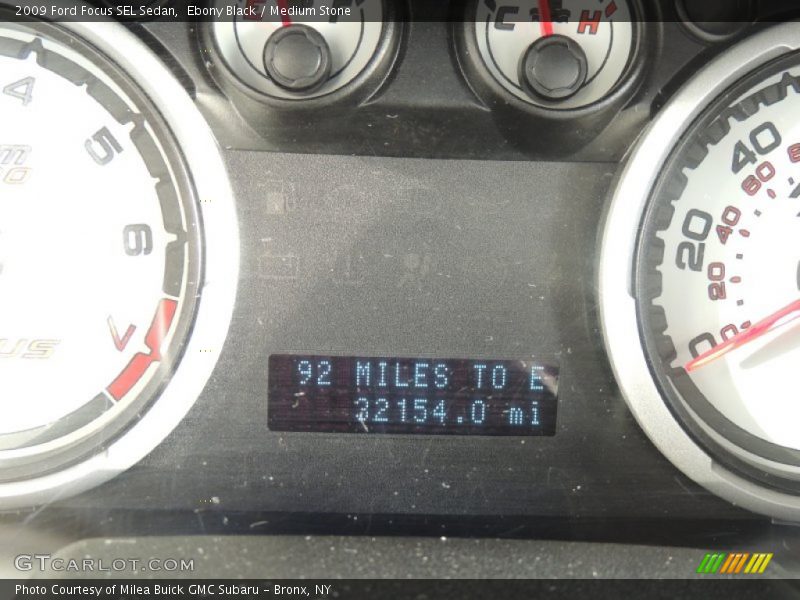 Ebony Black / Medium Stone 2009 Ford Focus SEL Sedan