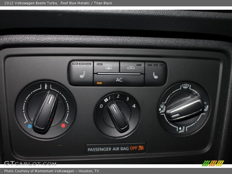 Reef Blue Metallic / Titan Black 2012 Volkswagen Beetle Turbo