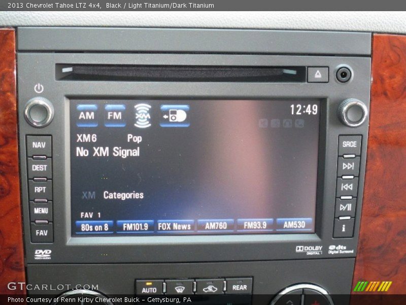 Black / Light Titanium/Dark Titanium 2013 Chevrolet Tahoe LTZ 4x4