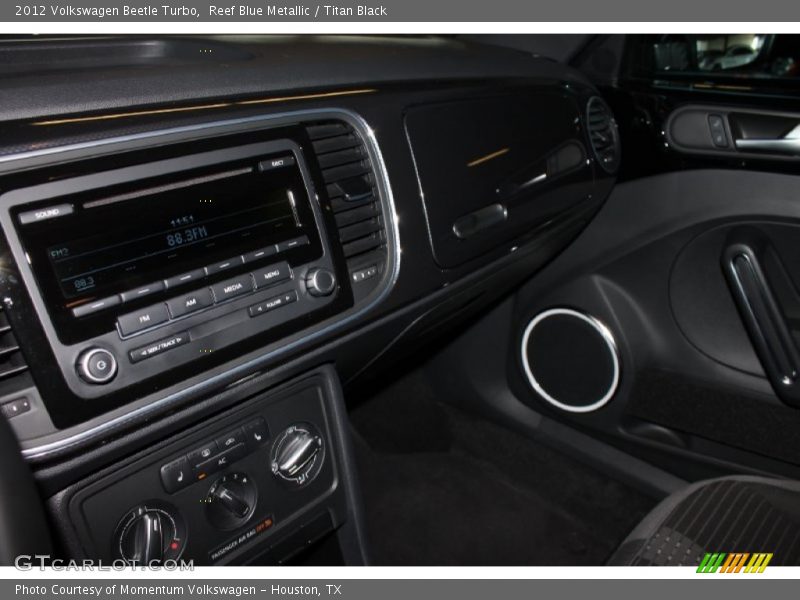 Reef Blue Metallic / Titan Black 2012 Volkswagen Beetle Turbo