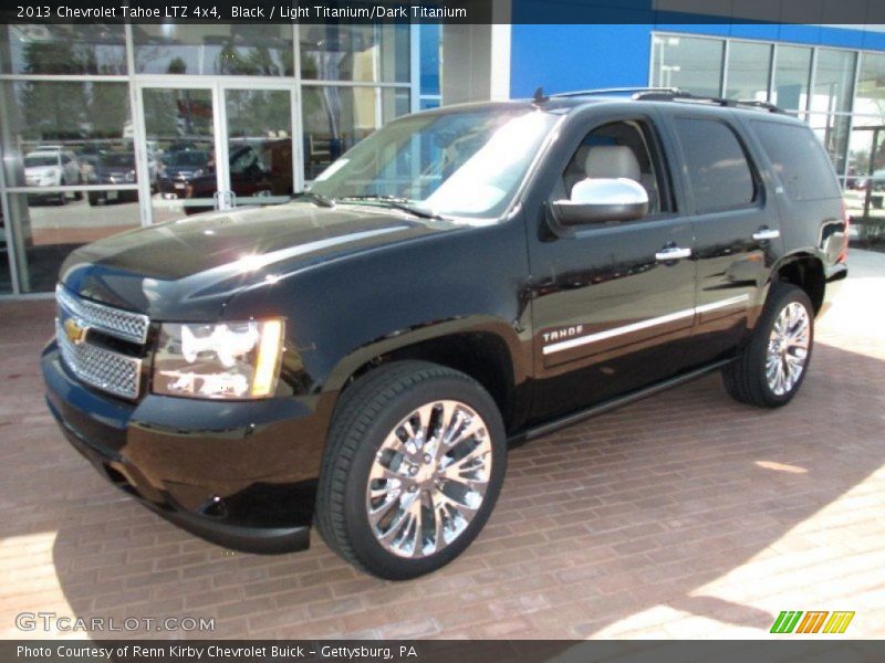 Black / Light Titanium/Dark Titanium 2013 Chevrolet Tahoe LTZ 4x4