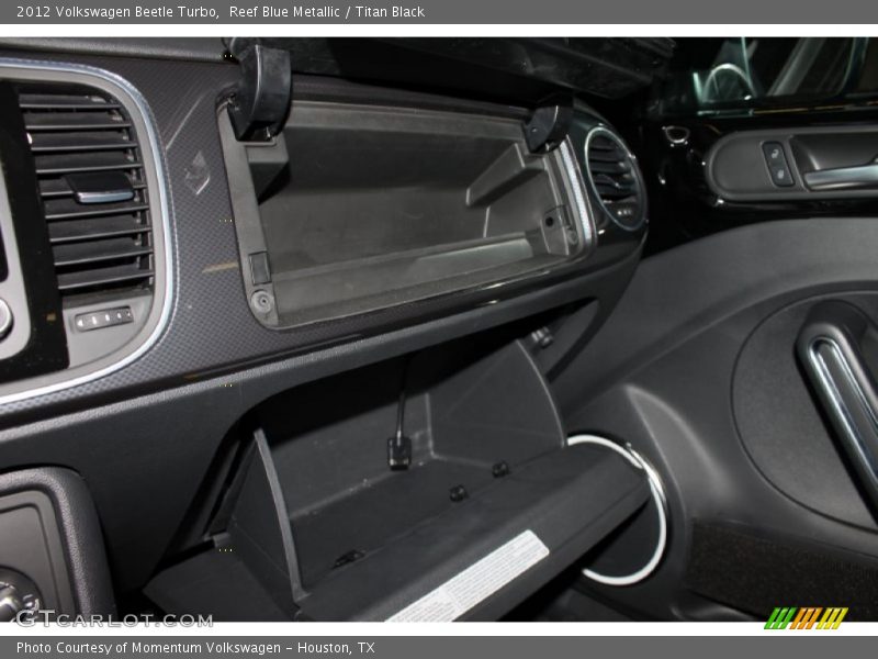 Reef Blue Metallic / Titan Black 2012 Volkswagen Beetle Turbo