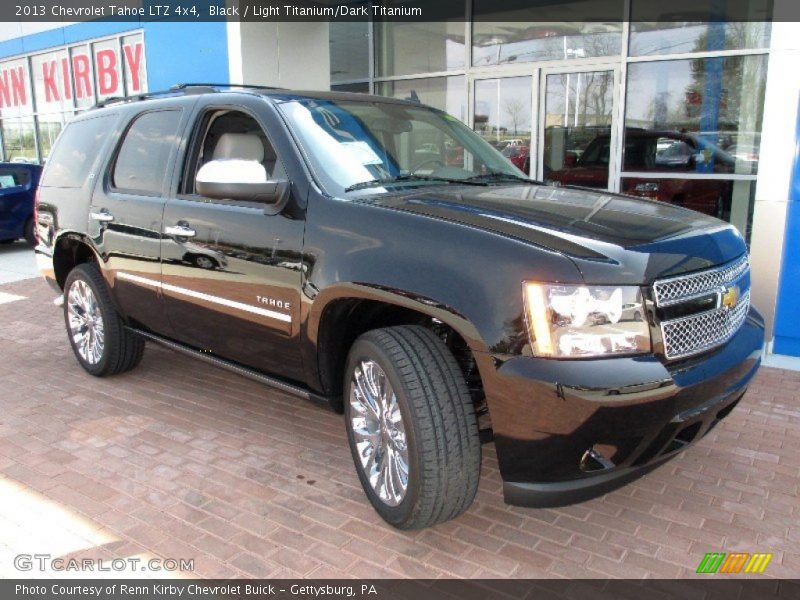 Black / Light Titanium/Dark Titanium 2013 Chevrolet Tahoe LTZ 4x4