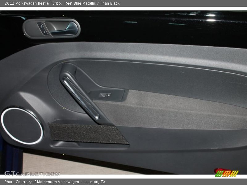 Reef Blue Metallic / Titan Black 2012 Volkswagen Beetle Turbo