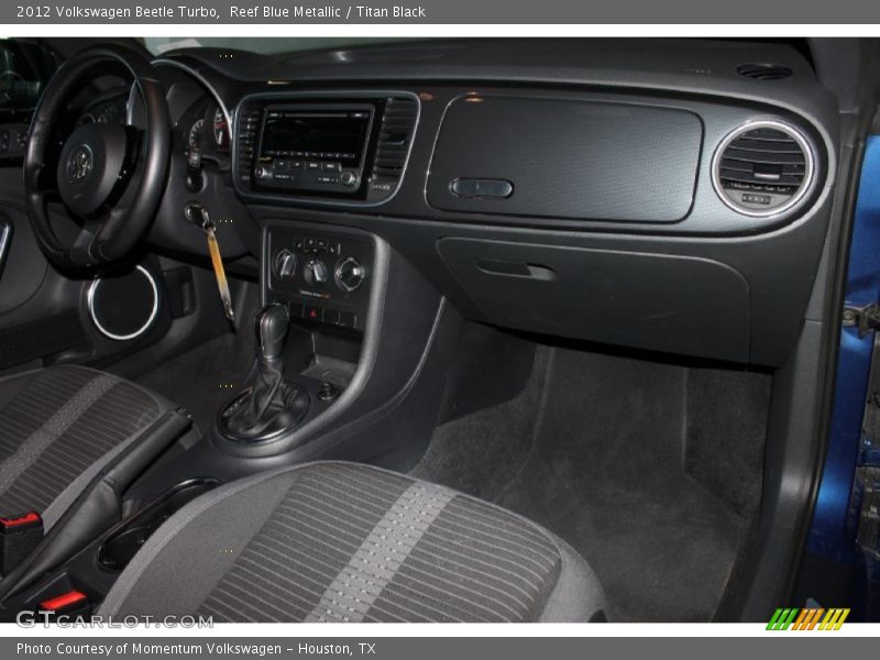 Reef Blue Metallic / Titan Black 2012 Volkswagen Beetle Turbo