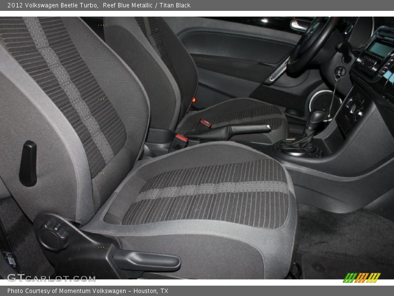 Reef Blue Metallic / Titan Black 2012 Volkswagen Beetle Turbo