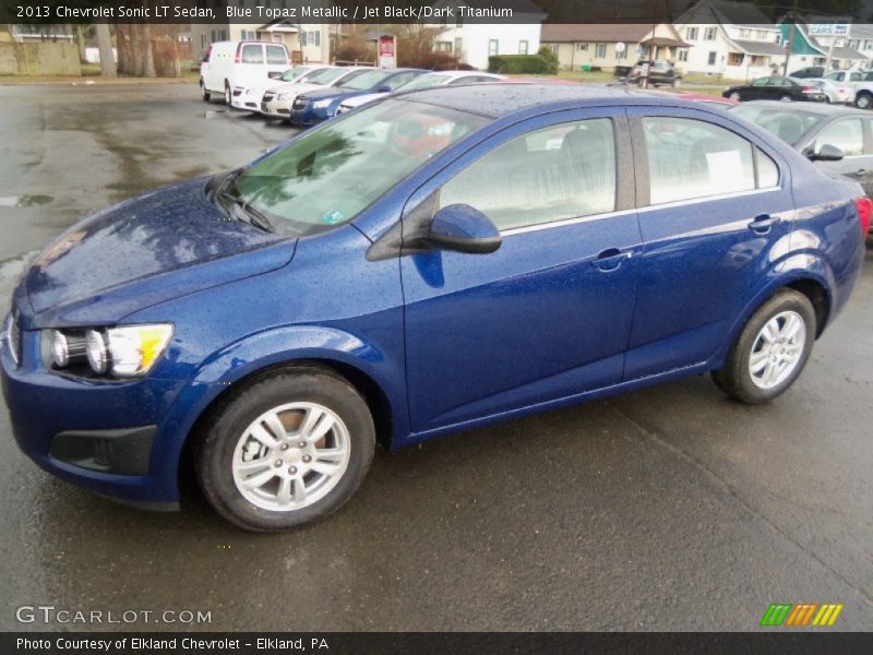 2013 Sonic LT Sedan Blue Topaz Metallic