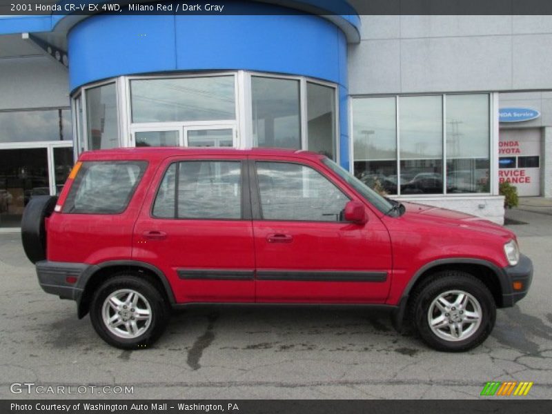 Milano Red / Dark Gray 2001 Honda CR-V EX 4WD
