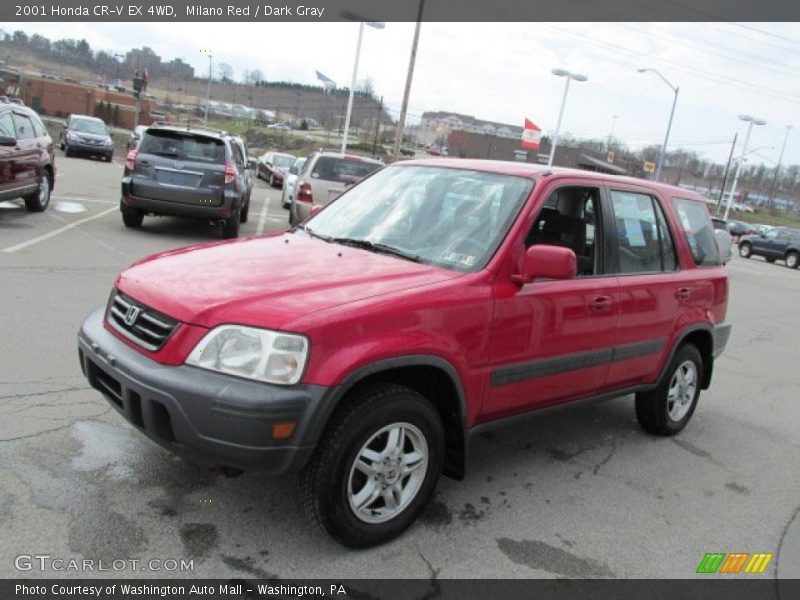Milano Red / Dark Gray 2001 Honda CR-V EX 4WD