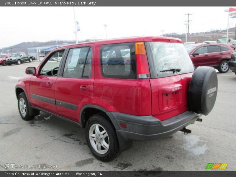 Milano Red / Dark Gray 2001 Honda CR-V EX 4WD